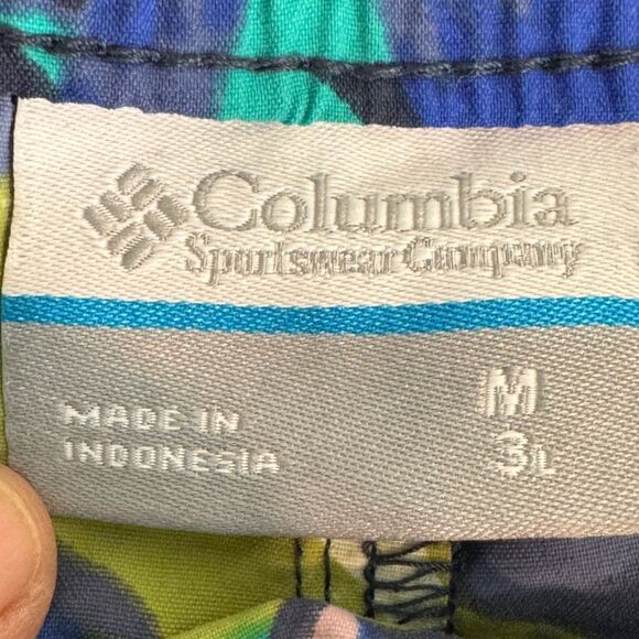 Columbia Bogata Bay Stretch Print Unlined Swim Shorts M - Picture 2 of 6